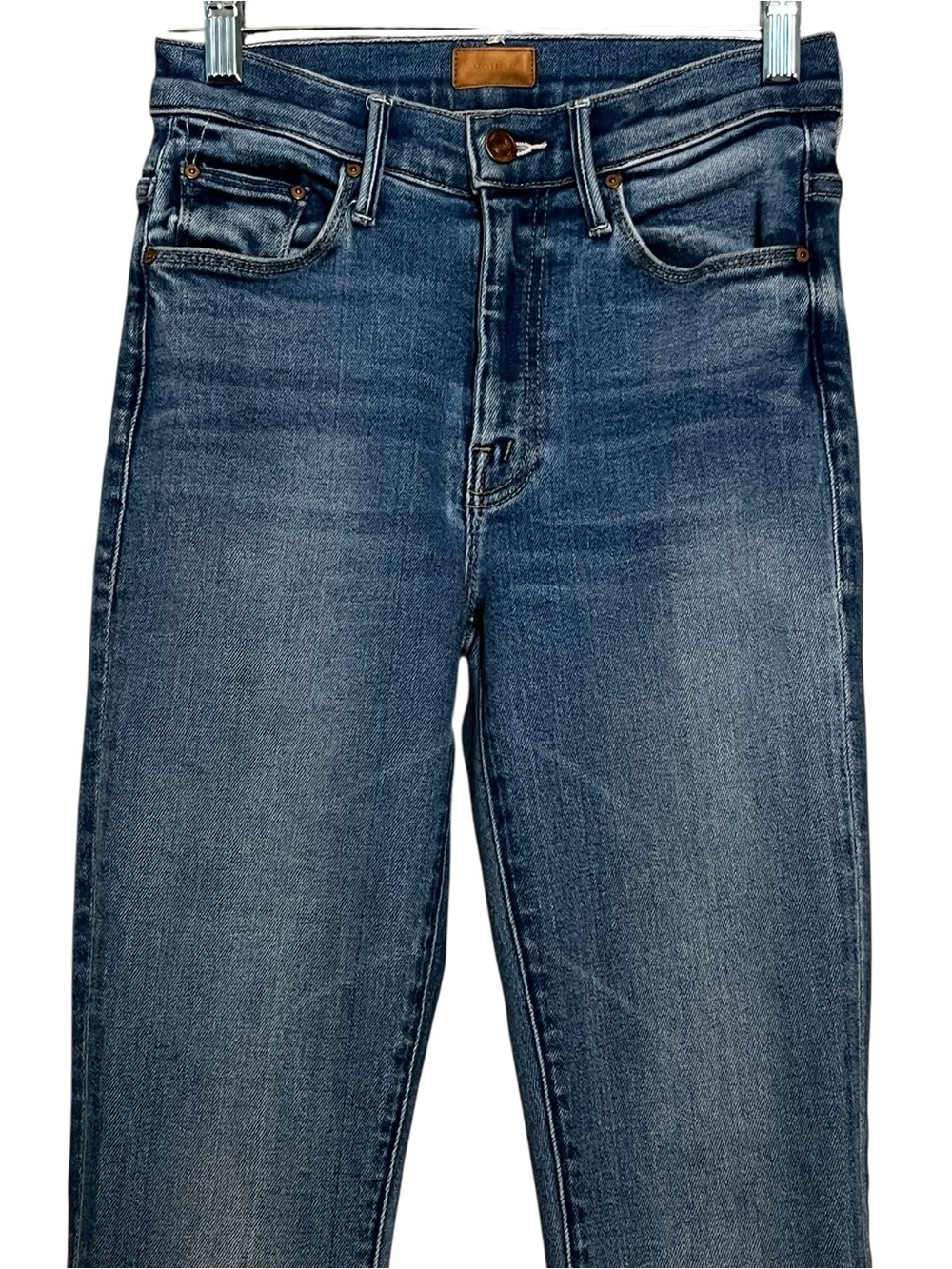 FRAME Le High Flare Jeans Dublin Dark Wash High Rise 32 - Picture 6 of 12